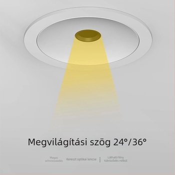 12W teljes spektrumú mennyezeti LED downlight – felületre szerelhető és beépíthető, otthoni, szállodai és kereskedelmi világításhoz