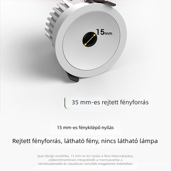 12W teljes spektrumú mennyezeti LED downlight – felületre szerelhető és beépíthető, otthoni, szállodai és kereskedelmi világításhoz
