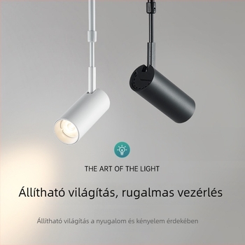 LED sínvilágítás ruházati bemutatókhoz, mennyezetre szerelhető, hosszú állítható karral