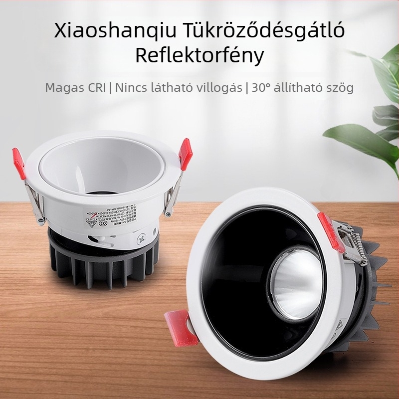 Beépített LED falmosó fények, anti‑glare spotok, állítható COB bulls-eye lámpa éttermek és szállodák számára