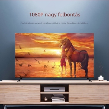 VGA-kábel 3+9 TV-hez és PC-monitorhoz, HD adatkábél, 1,5 m
