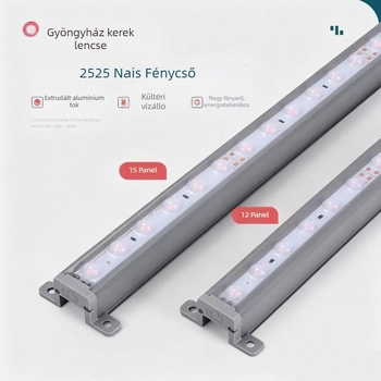 Kültéri LED vonalfény, vízálló marquee lámpa kerítéscsökhöz, neon reklámfelirat