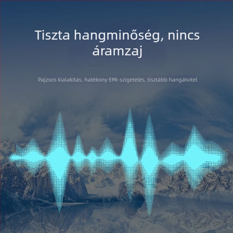 1-az-2-be osztó 3,5 mm-es sztereó audió kábel TV-hez, mobil eszközökhöz, erősítőhöz és számítógépes hangfalakhoz