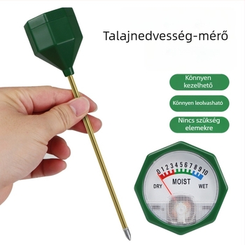 Talajnedvesség-szenzor és tápanyag-tesztelő a műtrágyák monitorozásával, nedvességmérő