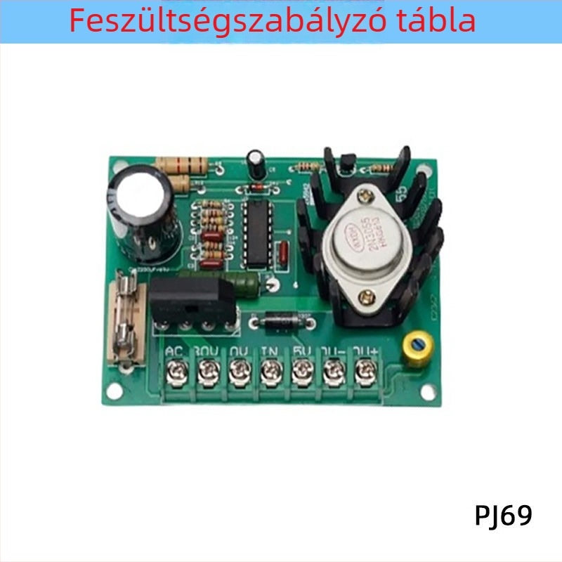 Kézi feszültség-szabályzó panel csíkozó géphez mágnespor-kuplung-fékkel, 30V-2A/3A