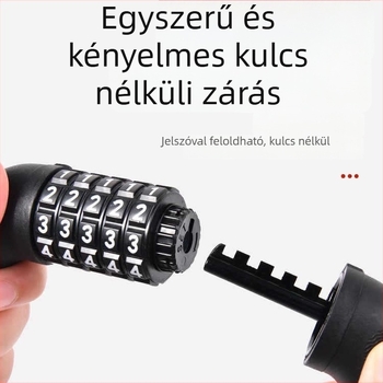 Kerékpár kombinációs lánczár – modern, minimalist, hordozható, hegyi kerékpárhoz és elektromos kerékpárhoz