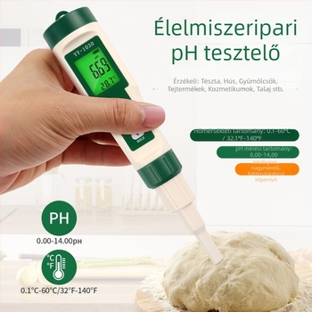 YY-1030 Digitális élelmiszer-pH mérő – tészta, hús és oldatok mérésére