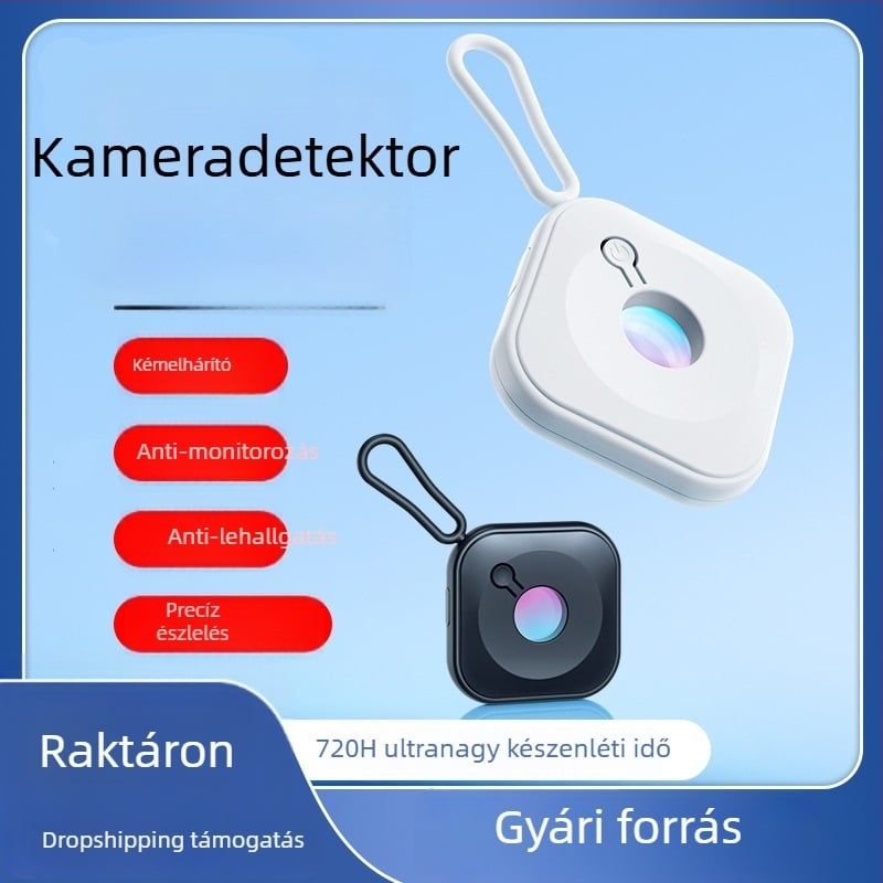 Hordozható kameradetektor hotelhez – rejtett kamerák felismerése, vörös fényű szkennelés