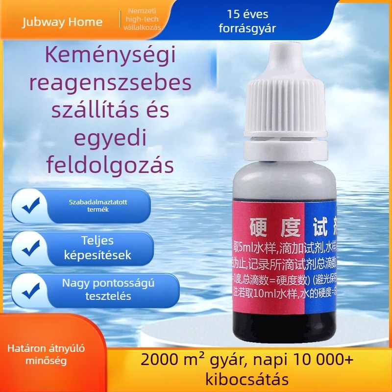 GH keménységteszt-reagensz kalcium- és magnéniumionokra, oldott oxigén, vízminőség-analizáló akvakultúrához