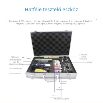 Többparaméteres hordozható vízminőség-ellenőrző készlet alumíniumötvözet tokban – ipari vízminőség-monitorozó készlet