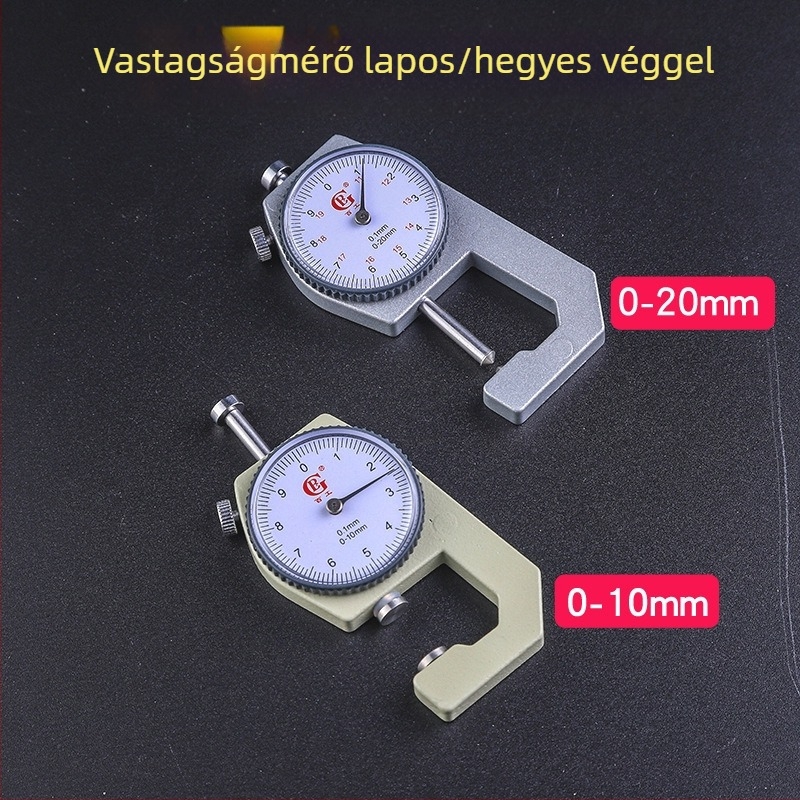Baigong vastagságmérő, hordozható vastagságmérő, mérési tartomány 0–20 mm