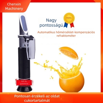 Kézben tartott vágófolyadék refraktométer, nagy pontosságú cukortartalom mérő, bányászati emulzió koncentráció mérő