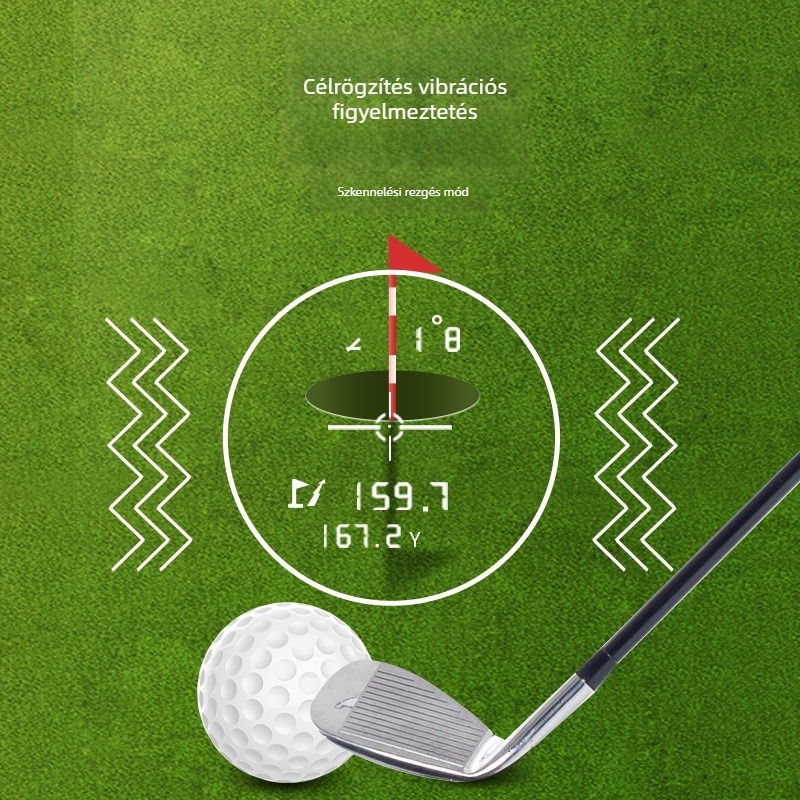 Nohawk Dark Eagle lézeres távolságmérő 600–1000 m, kézi, kültéri golfhoz