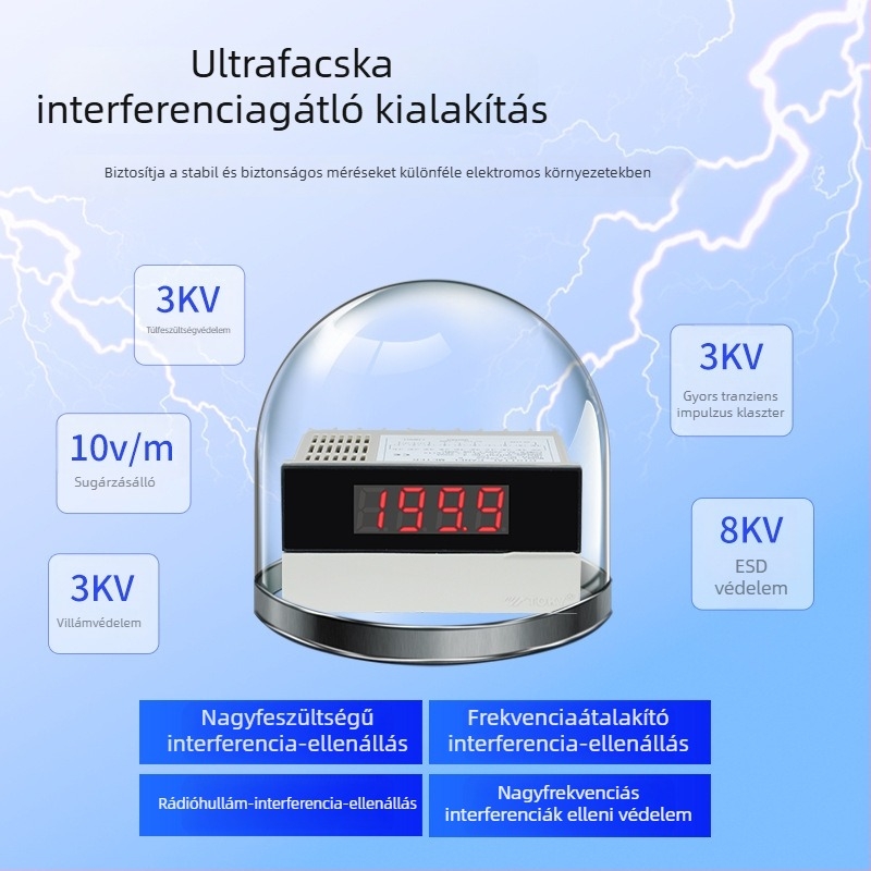 DP3-SVA1B Digitális érzékelő kijelző — elektronikus frekvencia- és fordulatszám-mérő, vonali sebességmérő