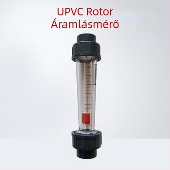 Műanyag úszóáramlás-mérő UPVC csövekhez, LZS rotaméter vízkezeléshez