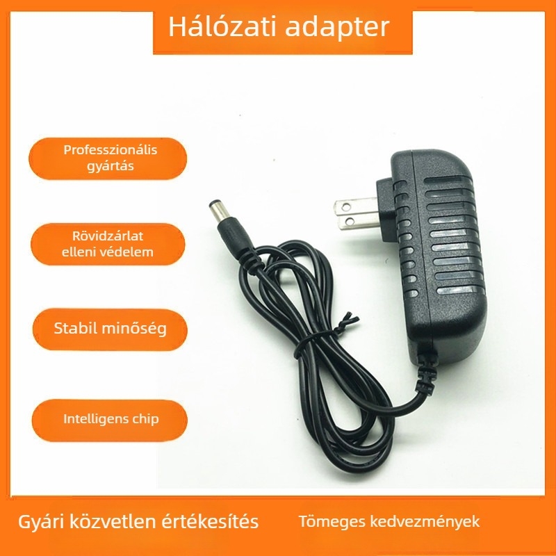 Megfigyelő set-top boxhoz készült tápegység több kimeneti feszültséggel: 3V2A, 5V2A, 6V2A, 7.5V2A, 9V2A, 10V2A, 12V2A