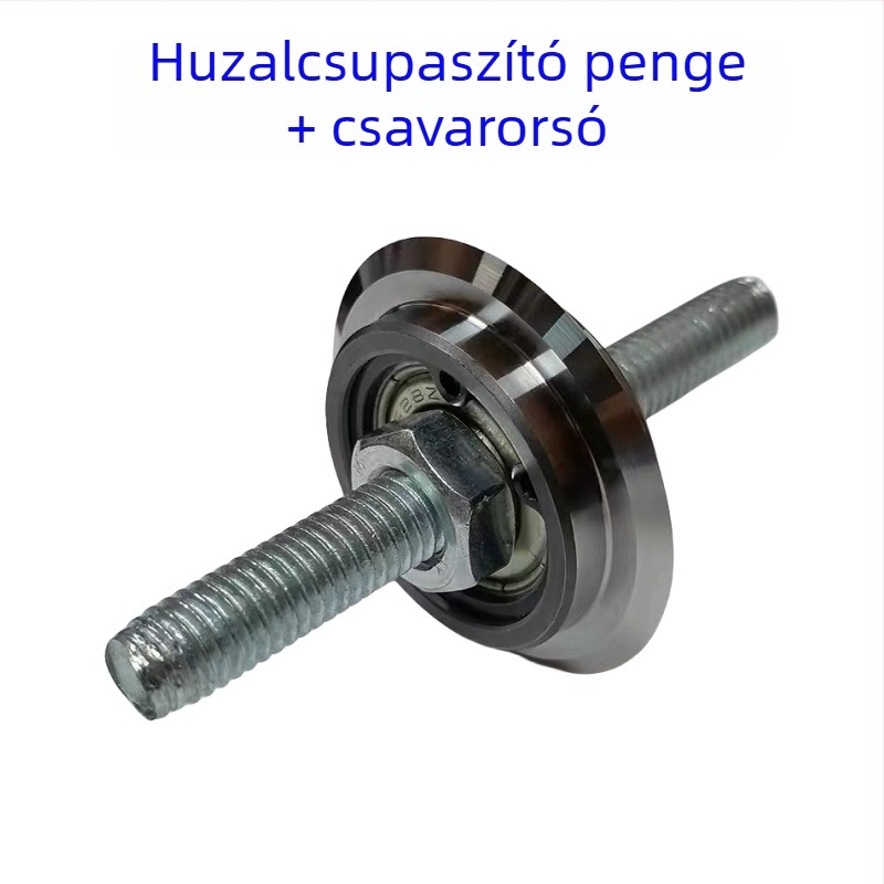 Kisméretű huzal-leválasztó gép penge, kézi/elektromos meghajtással, vágókerékkel és csapággyal, 39 mm