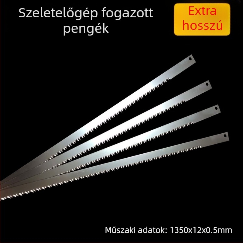Gyárilag testre szabott, fogazott kenyérszeletelő penge kenyérsütő géphez