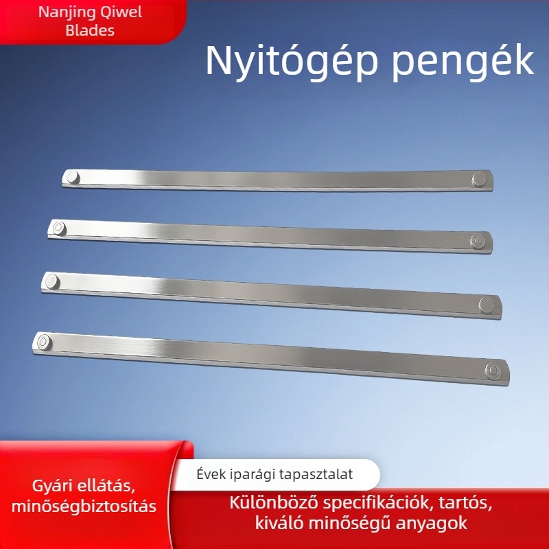 Horizontális hús szeletelő gépekhez készült pengék – friss disznóhús, marha- és bárányhús