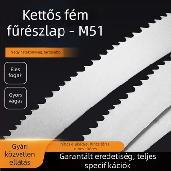 M51 bimetál szalagfűrész, fémek vágására