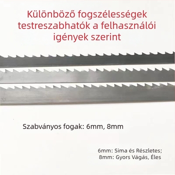 SK51 Szalagfűrész penge, faipari, görbült anyagokhoz, finom szénacél penge