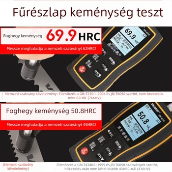 Huoxian M42 kettős fémű szalagfűrész penge fémek vágásához, modell 3505, armatúra, rozsdamentes acél és öntőacél 4115