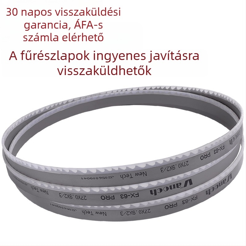 Huoxian M42 kettős fémű szalagfűrész penge fémek vágásához, modell 3505, armatúra, rozsdamentes acél és öntőacél 4115