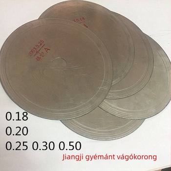 Gyémánt ferde fogú vágólemez Jade, Emerald és Agát – Jade faragó fűrészlap, kő elektroplakálási folyamat