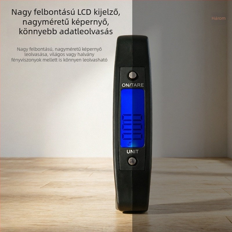 Fine Balance K-2 Hordozható 50 kg-os kézi elektronikus mérleg élelmiszer, horgászat, csomagok és poggyászhoz