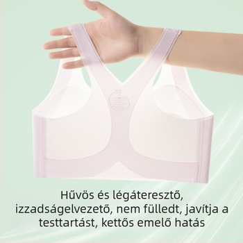 Lányoknak készült edzőmelltartó, mellény-stílus, nejlon anyag, kényelmes viselet