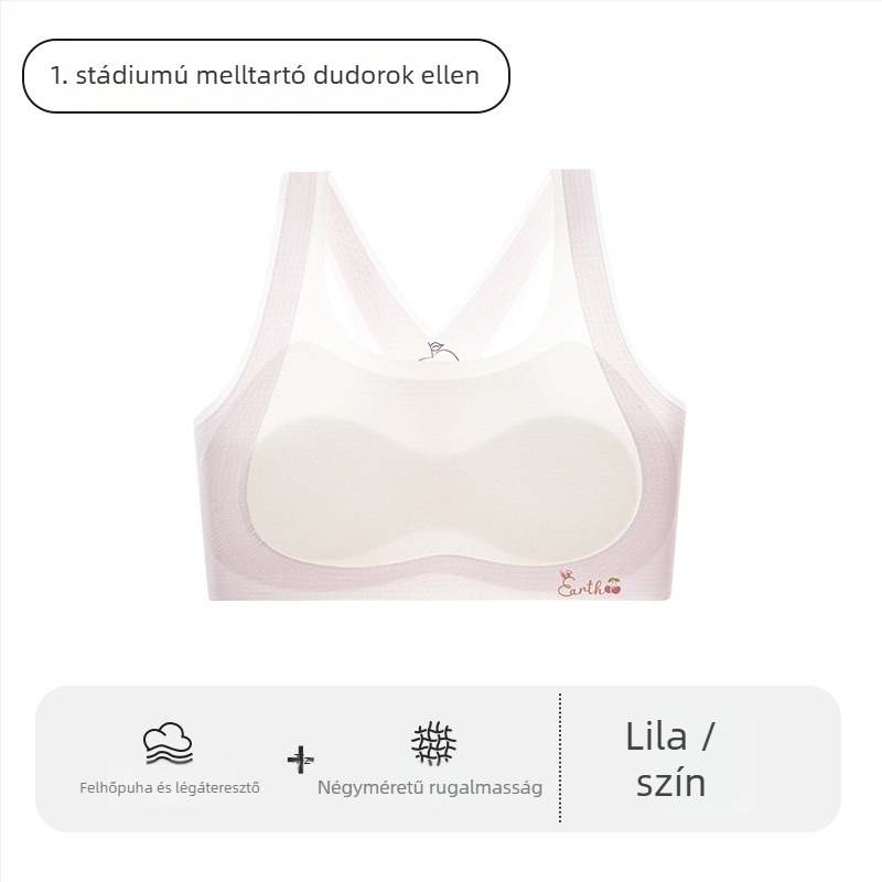 Lányoknak készült edzőmelltartó, mellény-stílus, nejlon anyag, kényelmes viselet