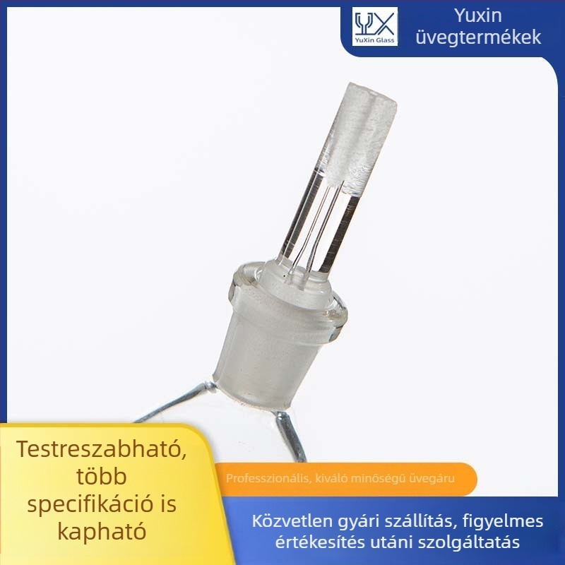 Üvegpiknometér, 5 ml, különböző méretek, rajz alapján testreszabható