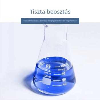 Üveg háromszög alakú palack laboratóriumi oktatáshoz, nagy hőállóságú