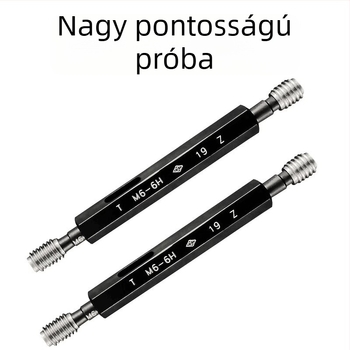 Metrikus menetpluggauge készlet Go/No-Go, M2–M12, 6H/7H