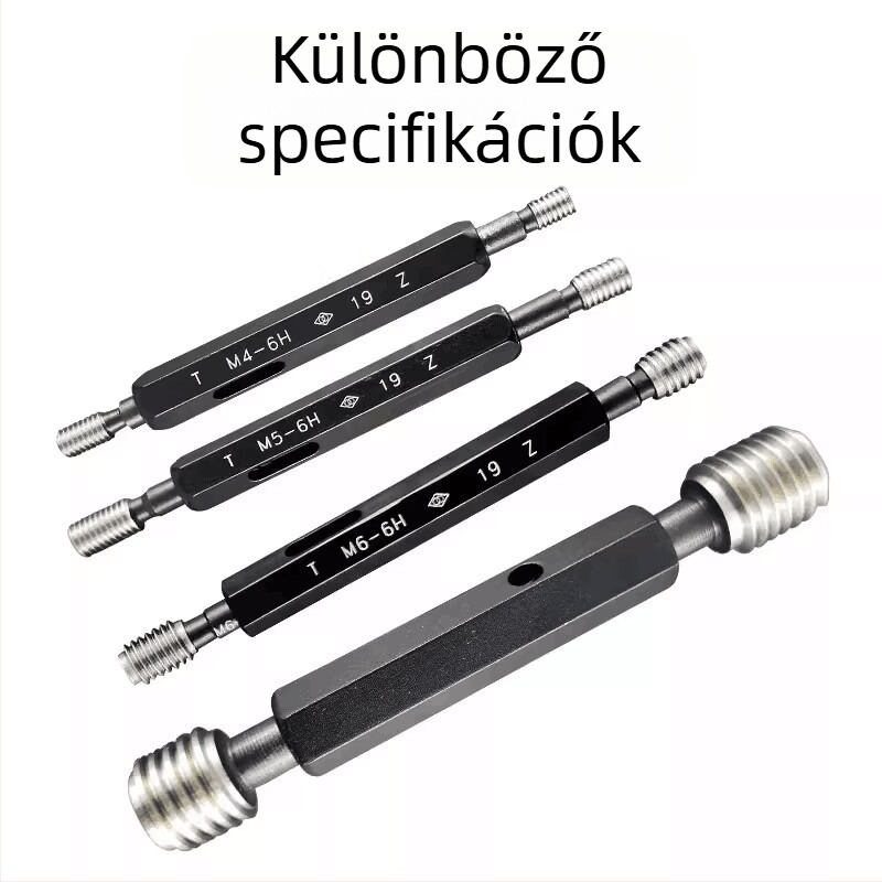 Metrikus menetpluggauge készlet Go/No-Go, M2–M12, 6H/7H