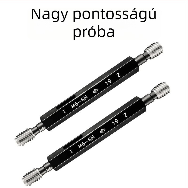 Metrikus menetpluggauge készlet Go/No-Go, M2–M12, 6H/7H