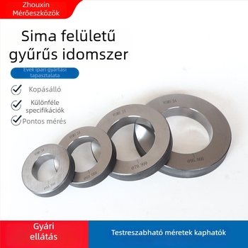 Metrikus, magas precíziós sima gyűrűmérők belső átmérő kalibráló mérőeszközök, igazító mérőeszközök, vizsgálati mérőeszközök és mérőeszközök
