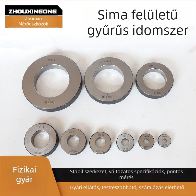 Metrikus, magas precíziós sima gyűrűmérők belső átmérő kalibráló mérőeszközök, igazító mérőeszközök, vizsgálati mérőeszközök és mérőeszközök