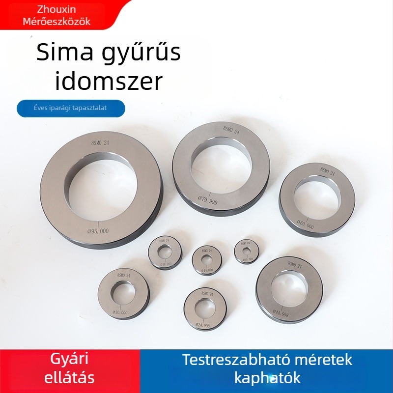 Metrikus, magas precíziós sima gyűrűmérők belső átmérő kalibráló mérőeszközök, igazító mérőeszközök, vizsgálati mérőeszközök és mérőeszközök
