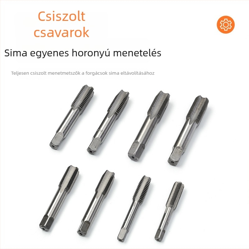 16 részes metrikus taps- és dies-készlet blow-mold tokban