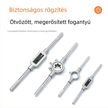 110 darabos menetesítő készlet műanyag dobozban, magas keménységű M2–M18 kézi menetkészítő eszközök — South blade