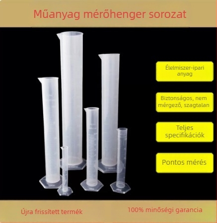 Plasztikus mérőedény graduált 100/250/500/1000 ml jelölésekkel
