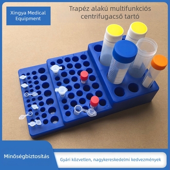 Műanyag trapéz alakú centrifugatartó, többfunkciós tartó 4–28 mm átmérőjű csövekhez