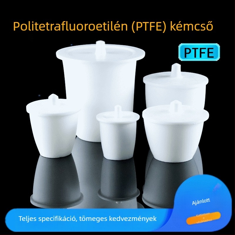 F4 PTFE tégely, 20/30/50/100/250 ml