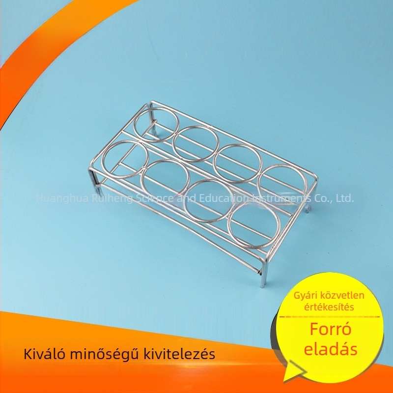 Laboratóriumi crucible rack, 4 rekesz, Ø36 mm, kompatibil nagy hőmérsékletű kemencékkel