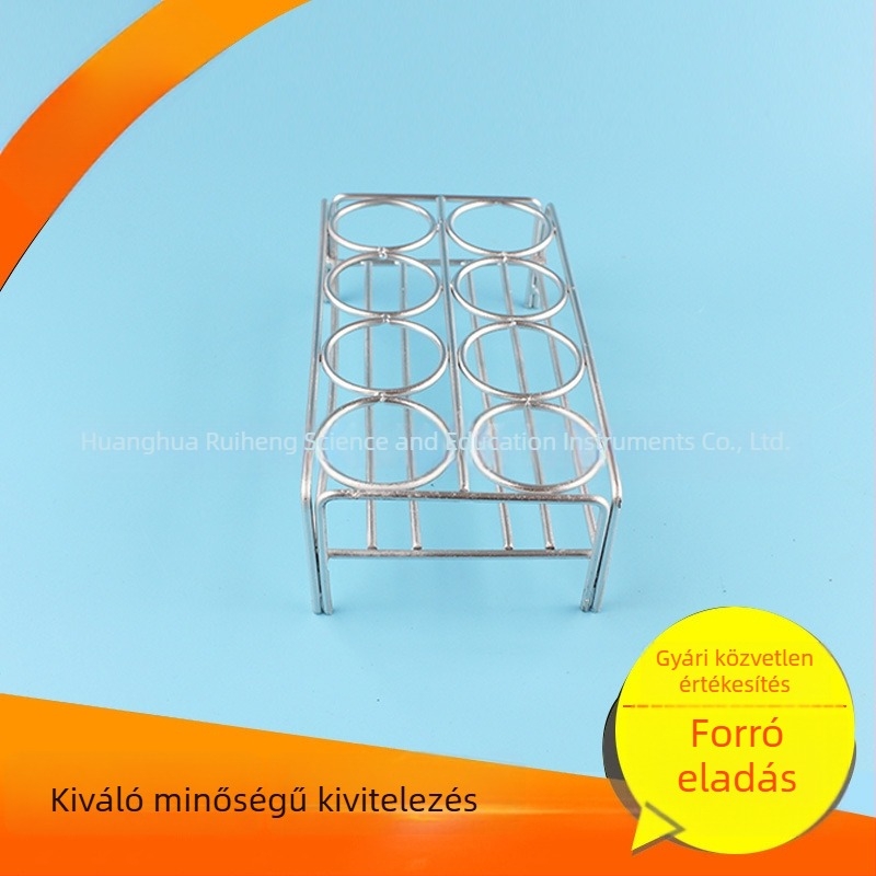 Laboratóriumi crucible rack, 4 rekesz, Ø36 mm, kompatibil nagy hőmérsékletű kemencékkel