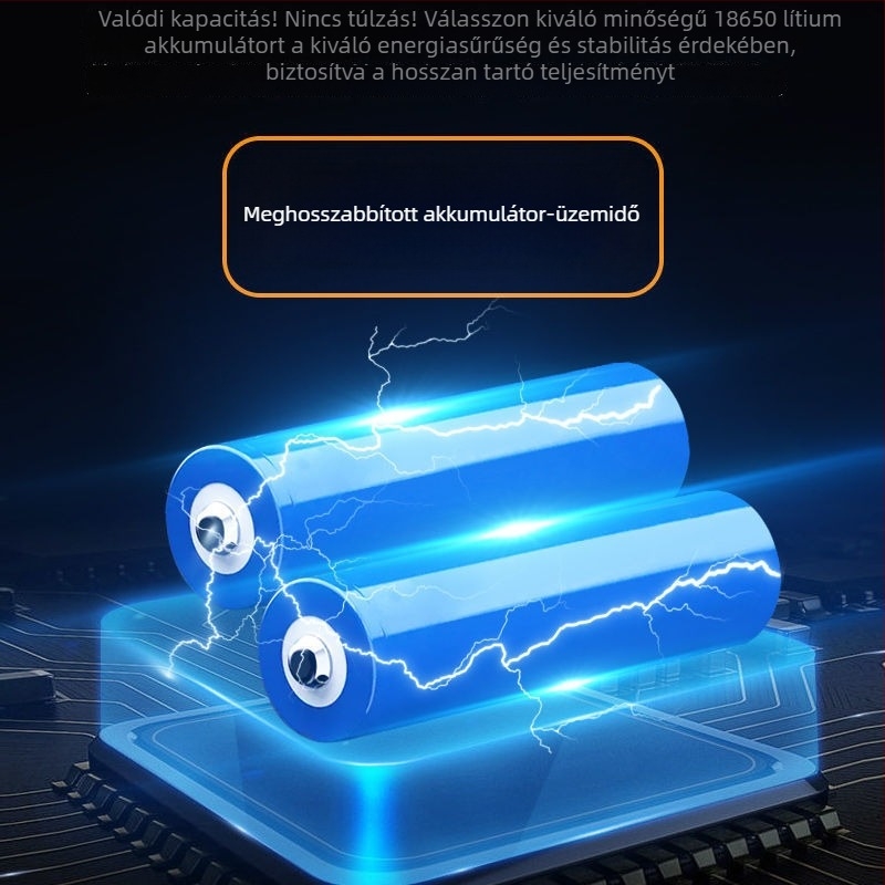 Tölthető kilenc LED-es zseblámpa, nagy fényerő, kültéri, többfunkciós, hosszú hatótávolságú fénycsóva