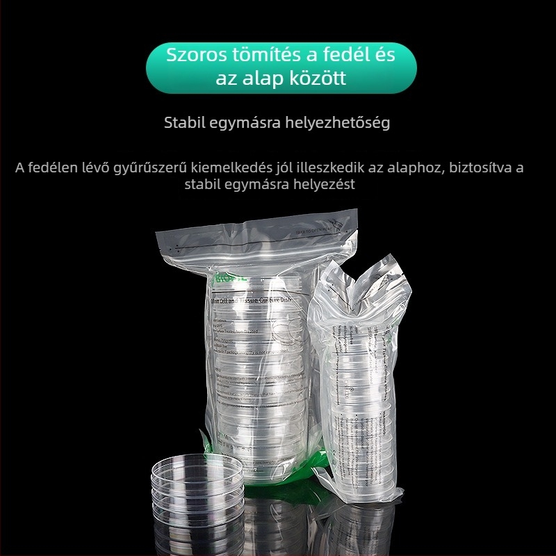 JET 35/60/100/150 mm egyszer használatos sejtkultúra tálca, steril, TC-kezelés