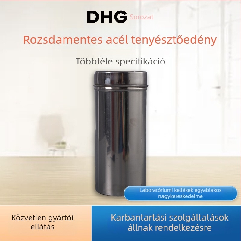 Rozsdamentes acél Petri tál fertőtlenítő vödör, laboratóriumi, több méretben