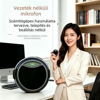Többportos USB hub számítógéphez és laptophoz, klipszmikrofonos megoldás irodai értekezletekhez és online órákhoz